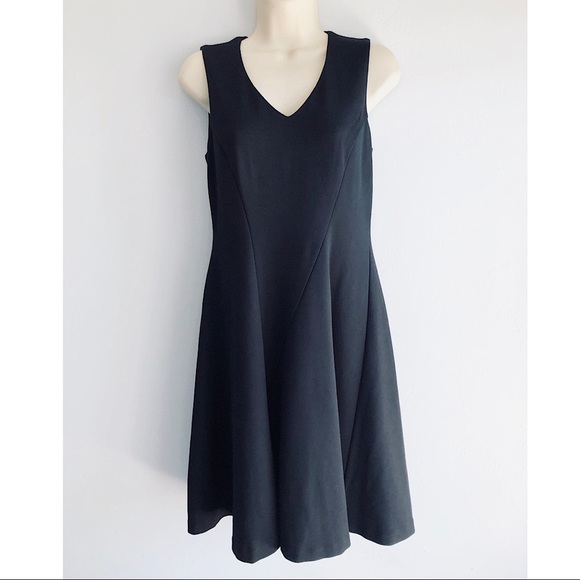 Cabi Performance Fit & Flare Black Dress #3649 - Picture 2 of 7